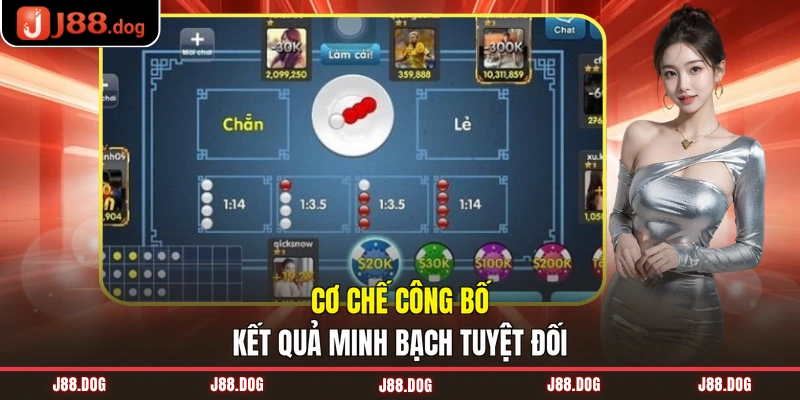 Cơ chế công bố kết quả minh bạch tuyệt đối